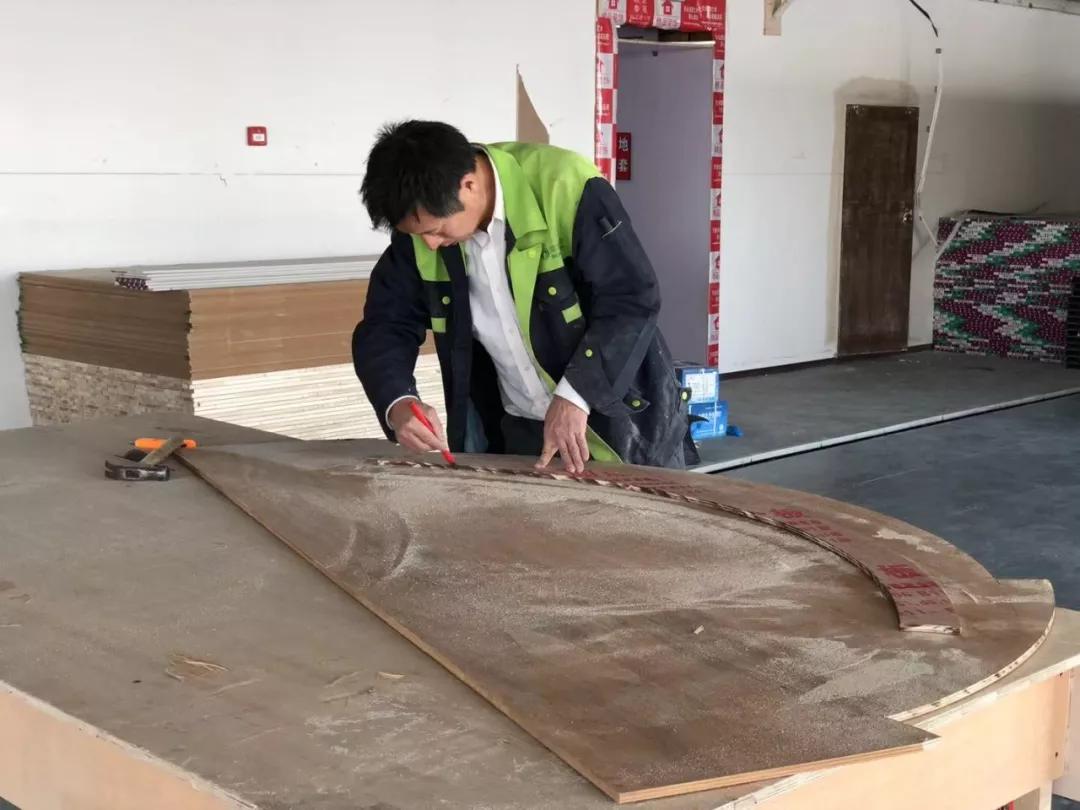Teamworking共享办公室现场施工图