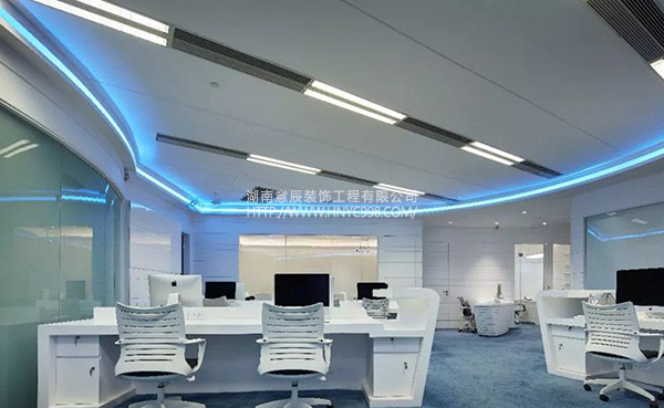 办公室装修案例：科技感爆棚的办公室装修
