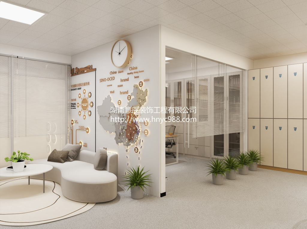 150㎡现代风格办公室装修设计 简约舒适办公空间！
